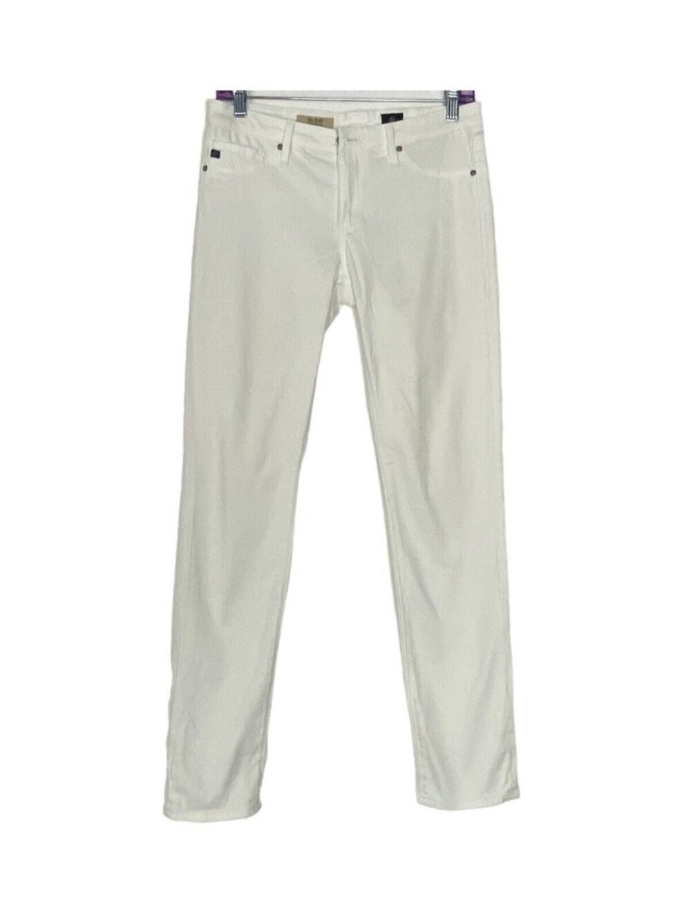 AG ADRIANO GOLDSCHMIED Women The Stilt Cigarette Skinny Jean Sz‎ 27R White 33-10